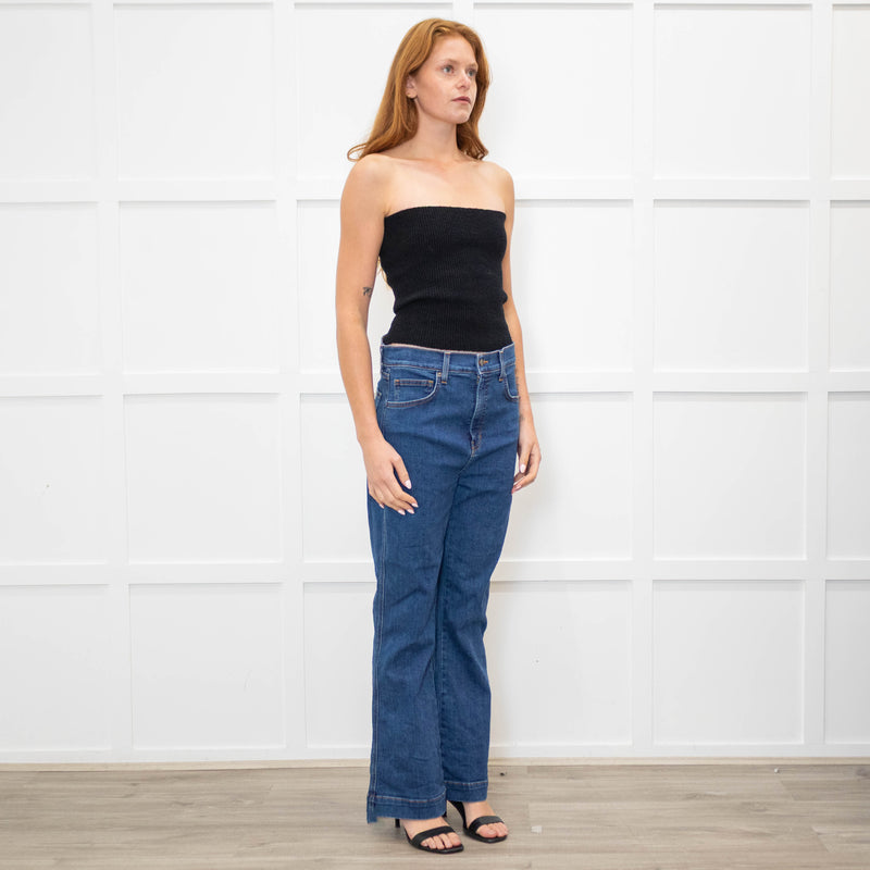 Veronica Beard Blue Stretch Bootleg Jeans