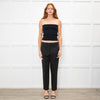 Me + Em Black Trousers with Side Stripe