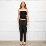 Me + Em Black Trousers with Side Stripe
