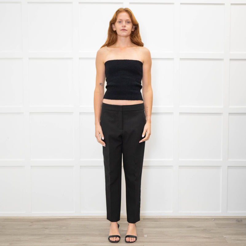 Me + Em Black Trousers with Side Stripe
