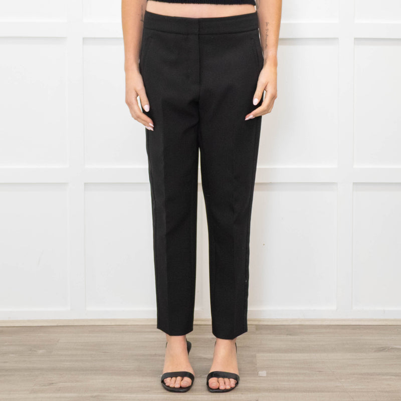 Me + Em Black Trousers with Side Stripe