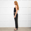 Me + Em Black Trousers with Side Stripe