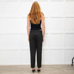 Me + Em Black Trousers with Side Stripe