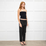 Me + Em Black Trousers with Side Stripe