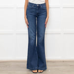 Paige Blue Denim Genevieve Flared Jeans