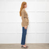 Ralph Lauren Brown Ribbed Cardigan With Belt