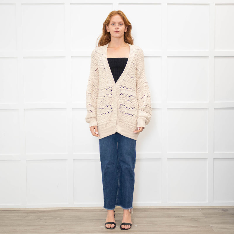 IRO Silba Cream Cotton  Cardigan
