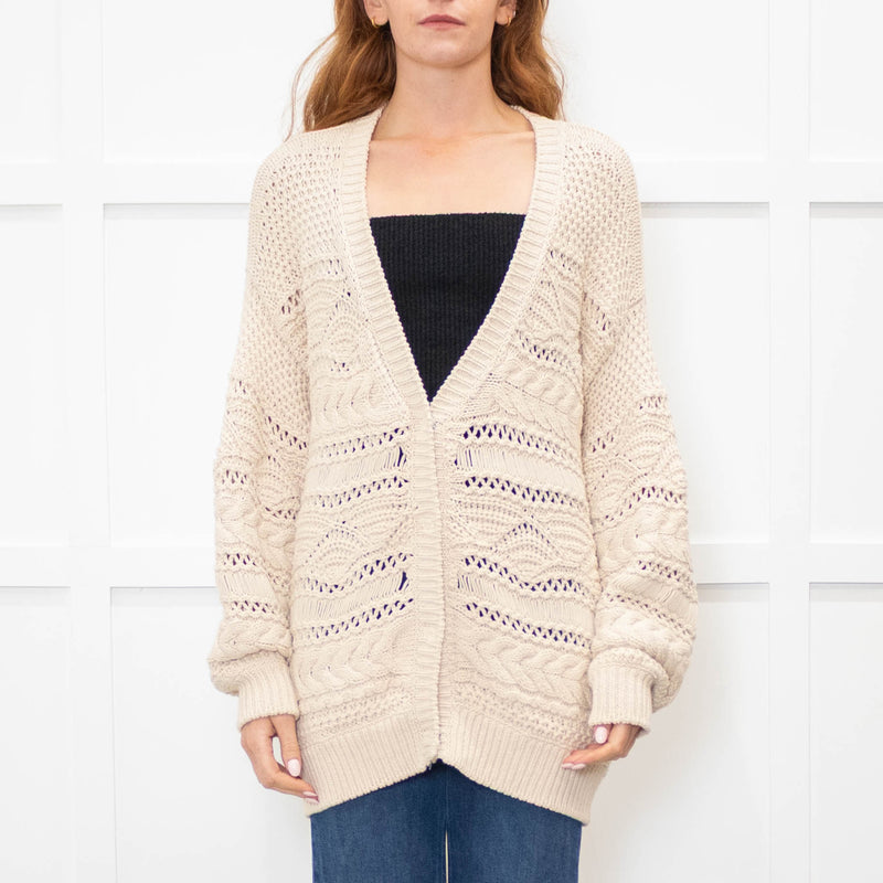 IRO Silba Cream Cotton  Cardigan