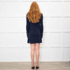 Chanel Navy Cream Trim CC Button Twinset