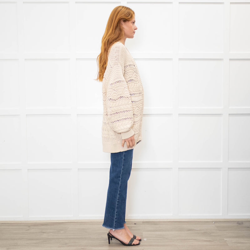 IRO Silba Cream Cotton  Cardigan