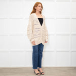IRO Silba Cream Cotton  Cardigan