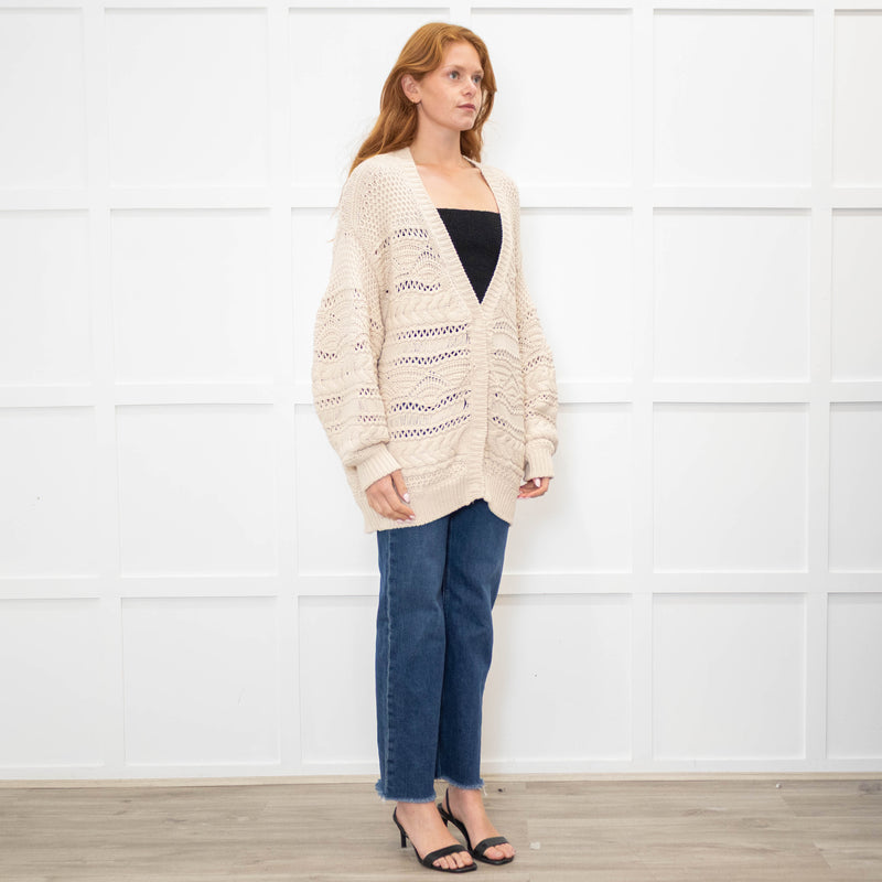 IRO Silba Cream Cotton  Cardigan