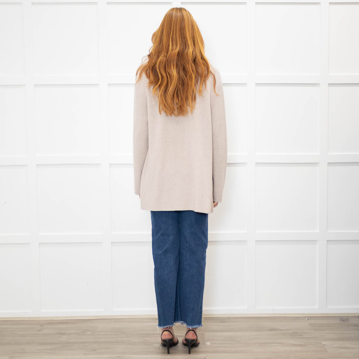 Eileen Fisher Grey Cotton Cardigan