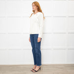 Emporio Armani Cream Jacket With Front Zip