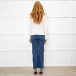 Emporio Armani Cream Jacket With Front Zip