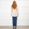 Theory Cream Herringbone Unlined Jacket