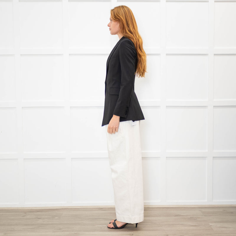 Theory Black Single Breast Blazer