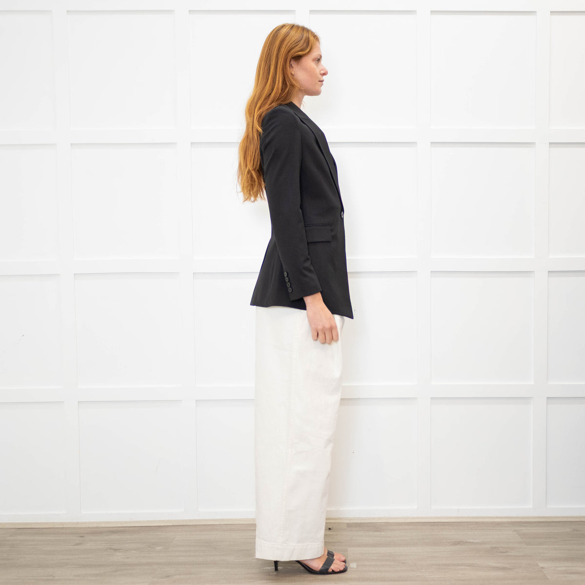 Theory Black Single Breast Blazer