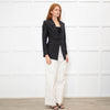 Theory Black Single Breast Blazer
