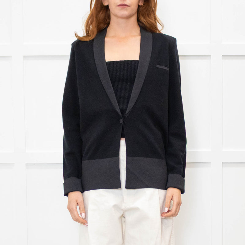 Kenzo Black Wool & Silk  Jacket