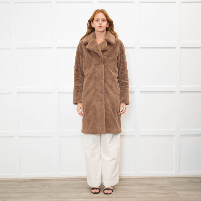 Stand Studio Brown Teddy Coat