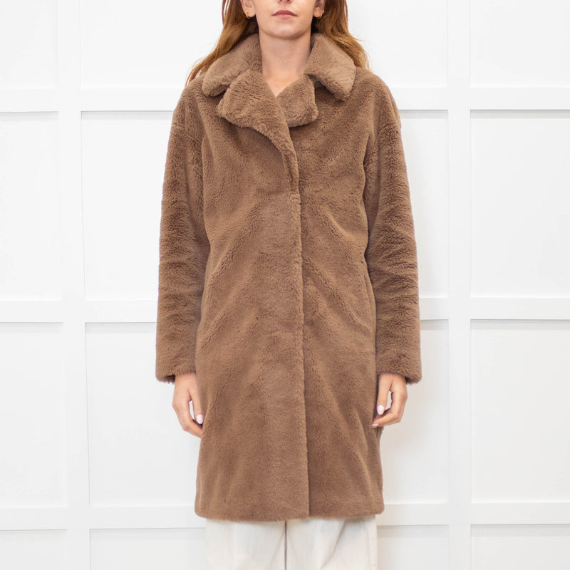 Stand Studio Brown Teddy Coat