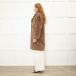 Stand Studio Brown Teddy Coat