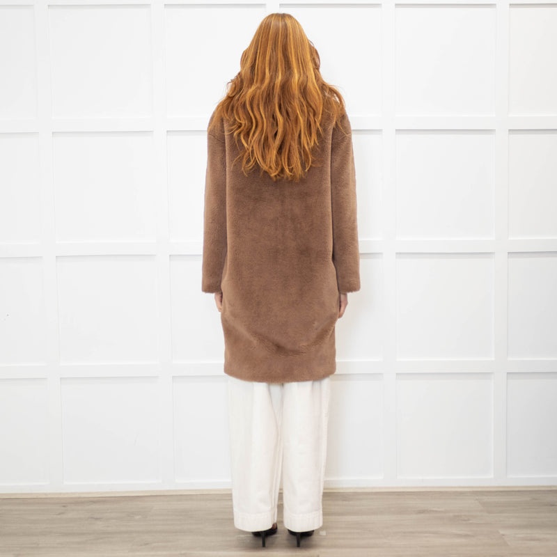 Stand Studio Brown Teddy Coat