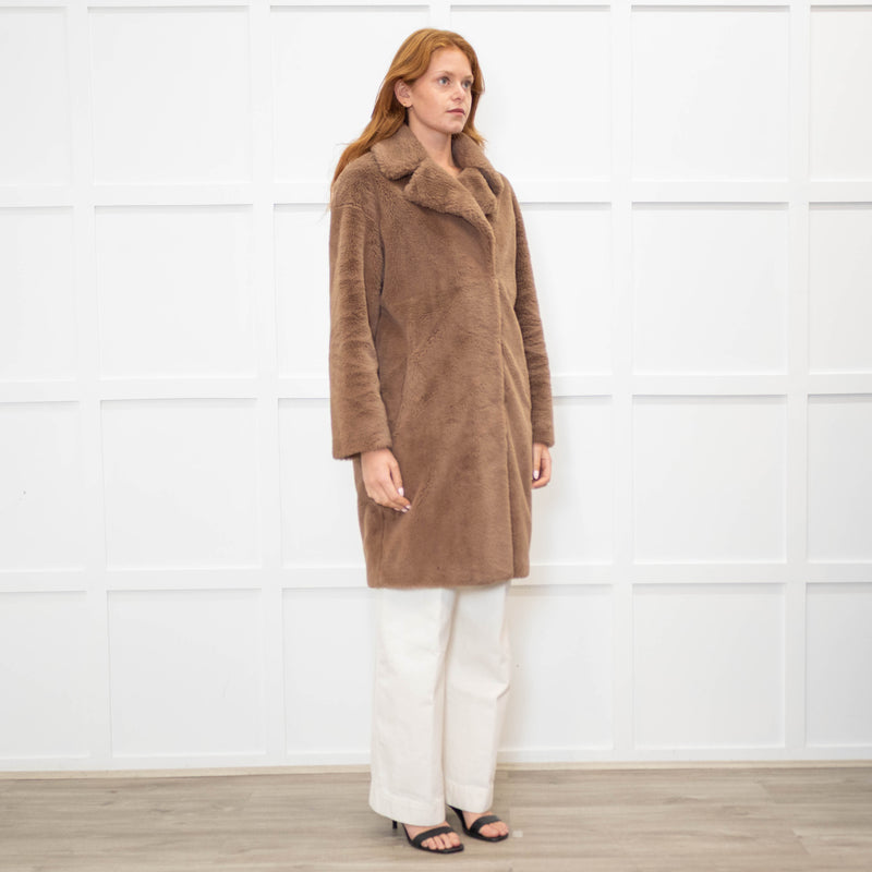 Stand Studio Brown Teddy Coat