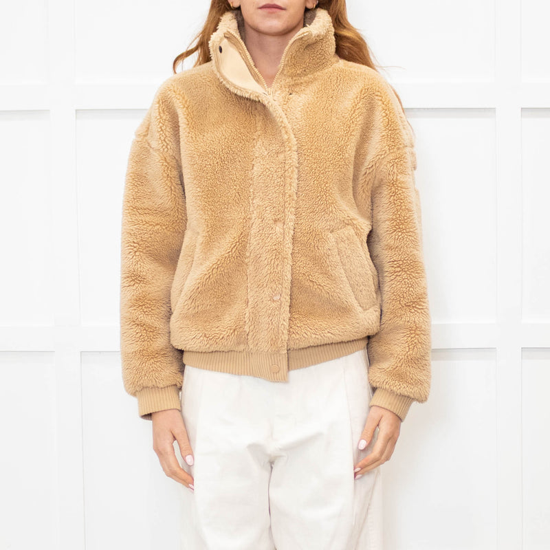 ALO Yoga Beige Sherpa Jacket