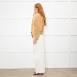 ALO Yoga Beige Sherpa Jacket