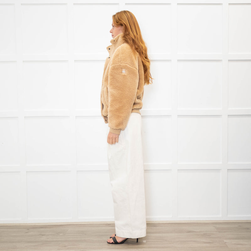 ALO Yoga Beige Sherpa Jacket