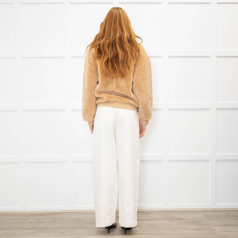 ALO Yoga Beige Sherpa Jacket