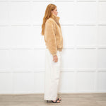 ALO Yoga Beige Sherpa Jacket