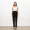 Weekend Max Mara Black Fine Wool Slim Leg Trousers