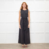 Me + Em Black Zip Front Patch Pocket Jumpsuit