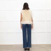 Me + Em Cream Reversible Shearling Gilet
