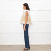 Me + Em Cream Reversible Shearling Gilet