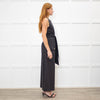 Me + Em Black Zip Front Patch Pocket Jumpsuit