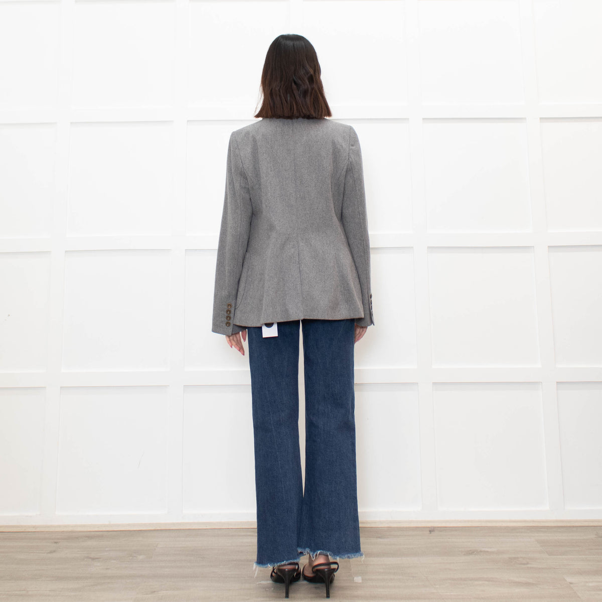 See By Chloe Grey Single Breasted Blazer