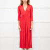 Ghost Red Button Front Tea Dress