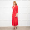 Ghost Red Button Front Tea Dress