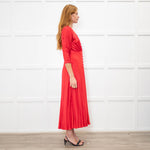 Ghost Red Button Front Tea Dress