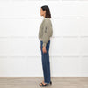 Brunello Cucinelli Green Sparkle Trim Bomber Jacket