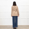 Tods Beige Short Trench Coat With Belt