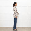 Claudie Pierlot Palm Print Wrap Cardigan