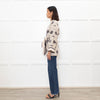 Claudie Pierlot Palm Print Wrap Cardigan