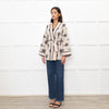 Claudie Pierlot Palm Print Wrap Cardigan