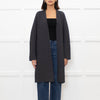 The White Company Charcoal Buttonless Cardigan