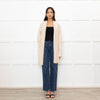 World of Nomads Beige Cashmere/Angora Mix Long Cardigan
